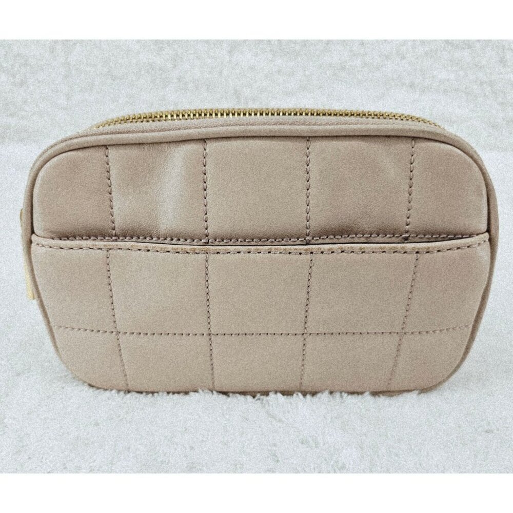 MICHAEL KORS Pale Blush Smooth Leather Jet Set Double Zip Small Camera Bag - Picture 6 of 16